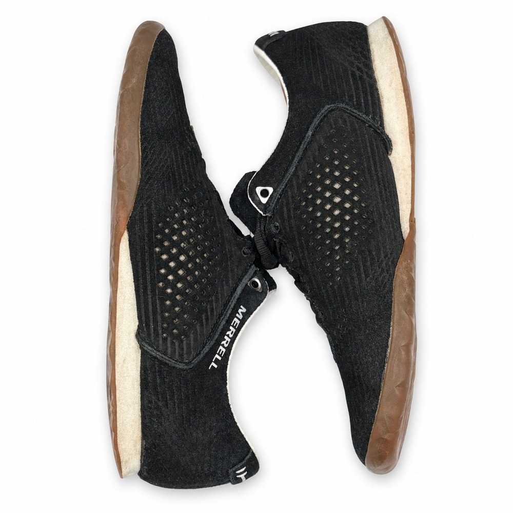 Merrell Civet Sport Breeze Womens Size 8 Black Gum Suede Walking Sneakers J02396 - Picture 4 of 10